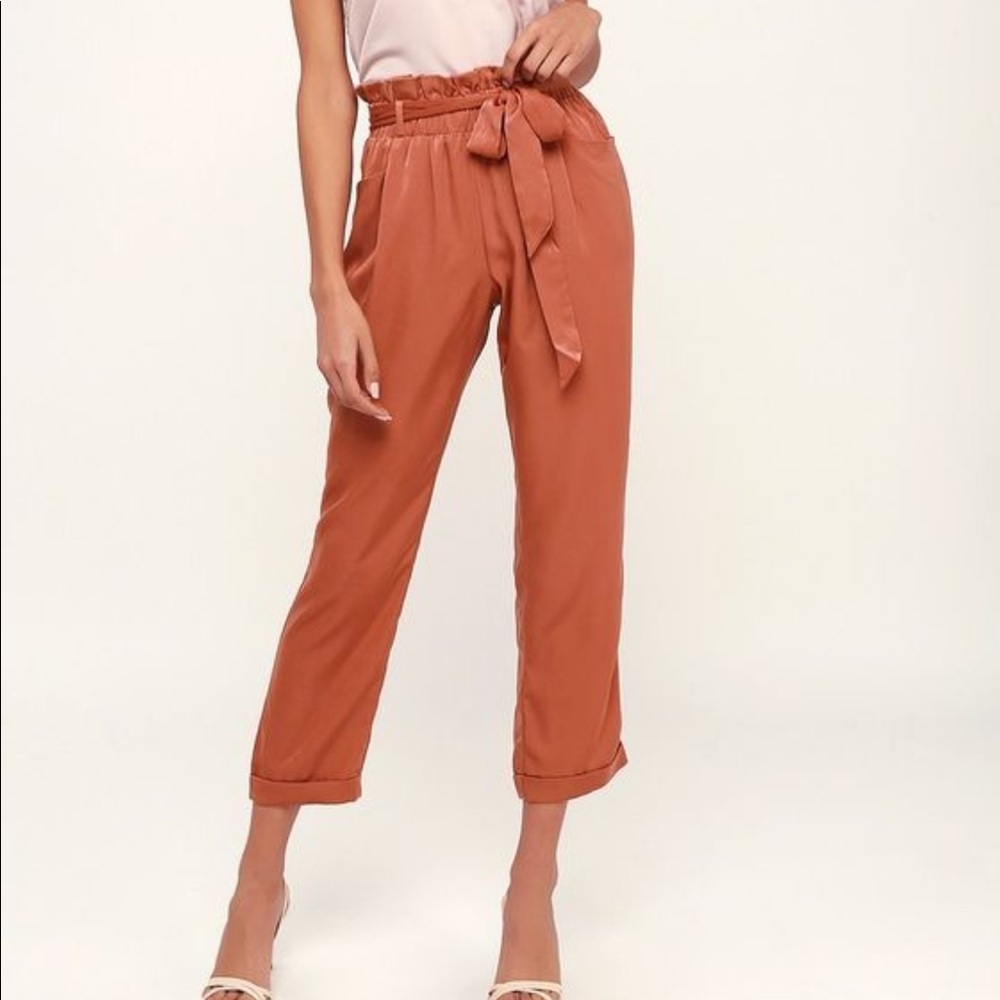 Fashion Nova Classic Paperbag Waist Pants